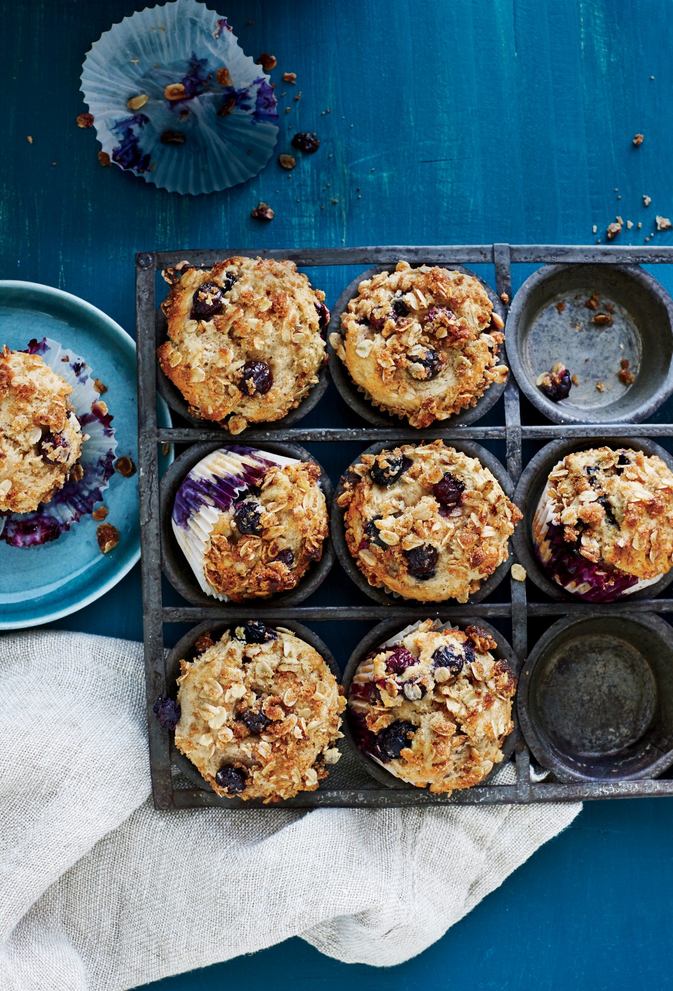Blueberry-Sour Muffins Recipe | MyRecipes