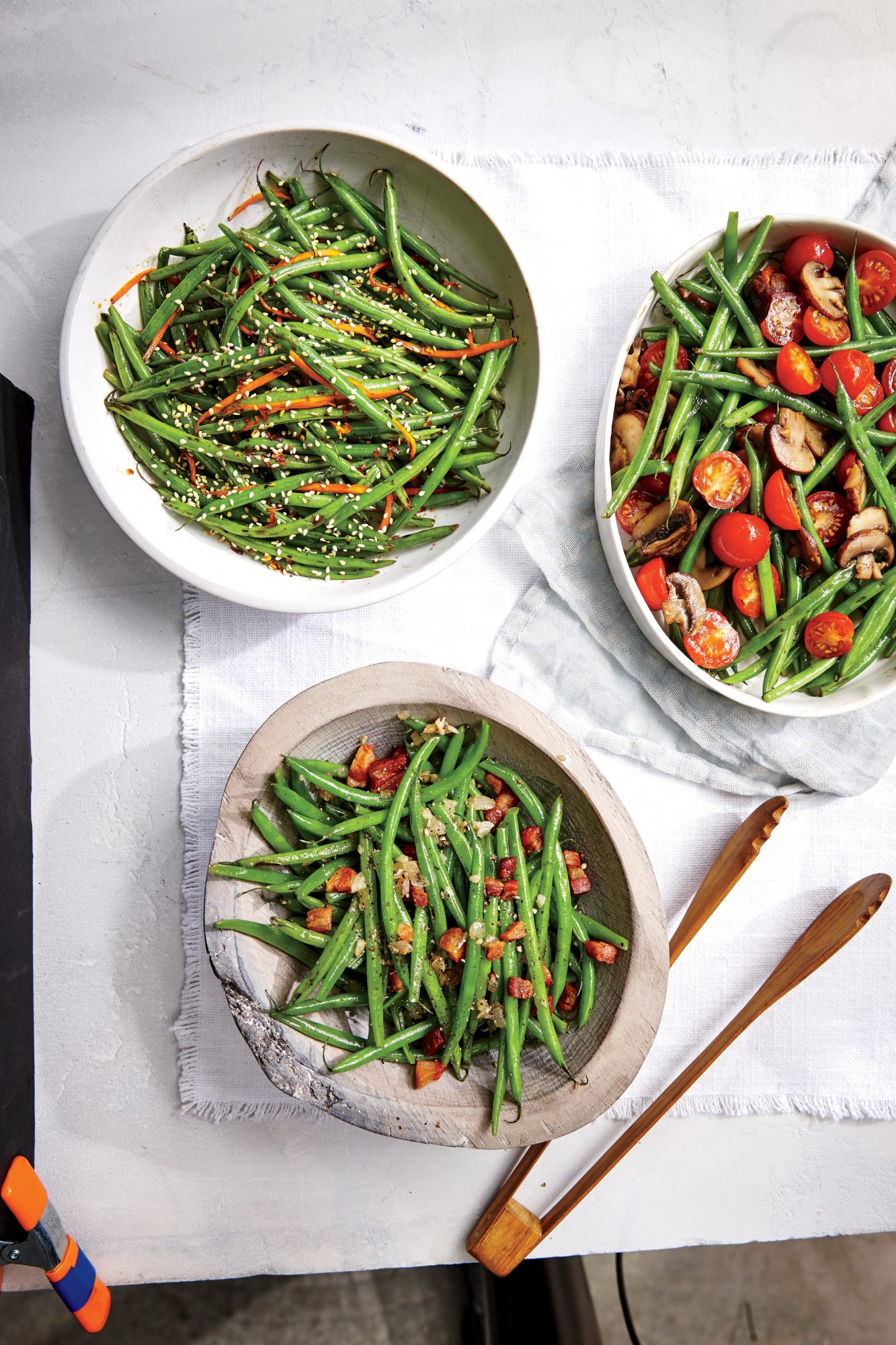 Haricots Verts With Cherry Tomatoes Mushrooms Recipe Myrecipes