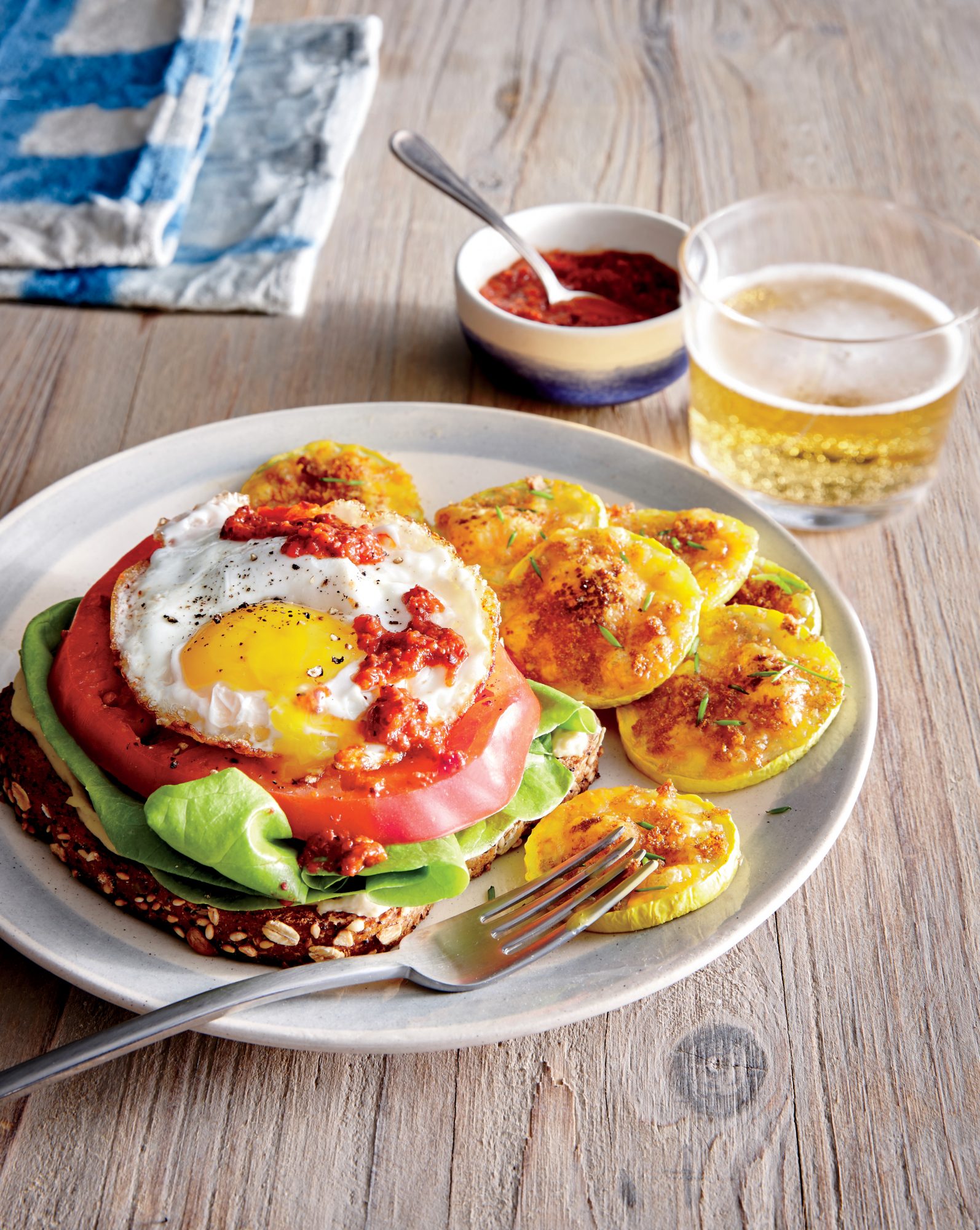 Egg And Tomato Open Faced Sandwiches Recipe Myrecipes