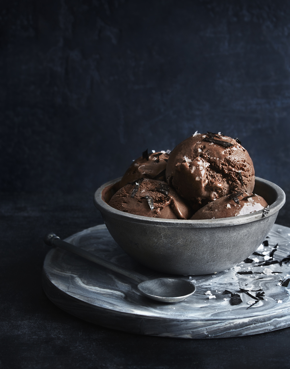 The Darkest Dark Chocolate Ice Cream Recipe