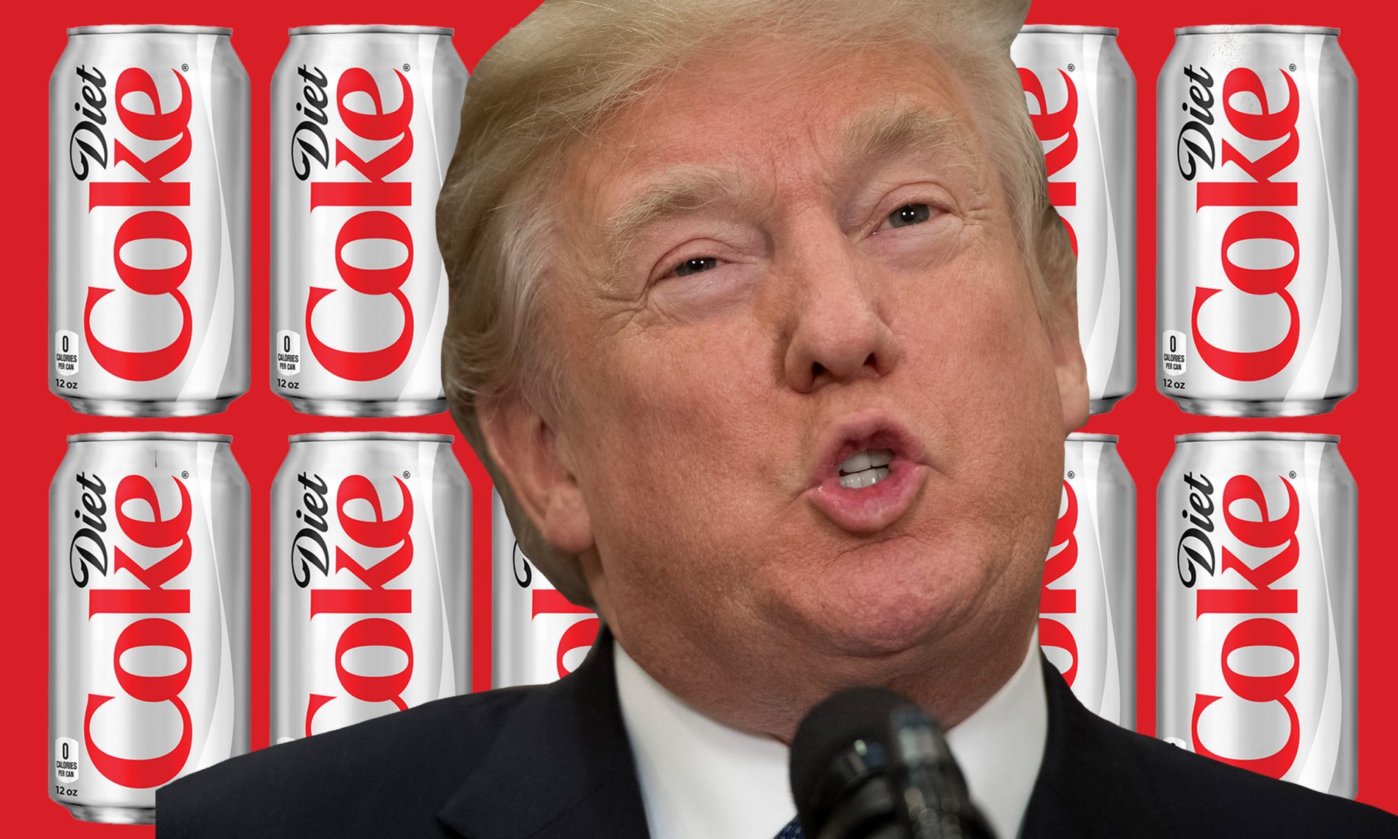 Donald Trump Drinks 12 Diet Cokes a Day, Says Report | MyRecipes