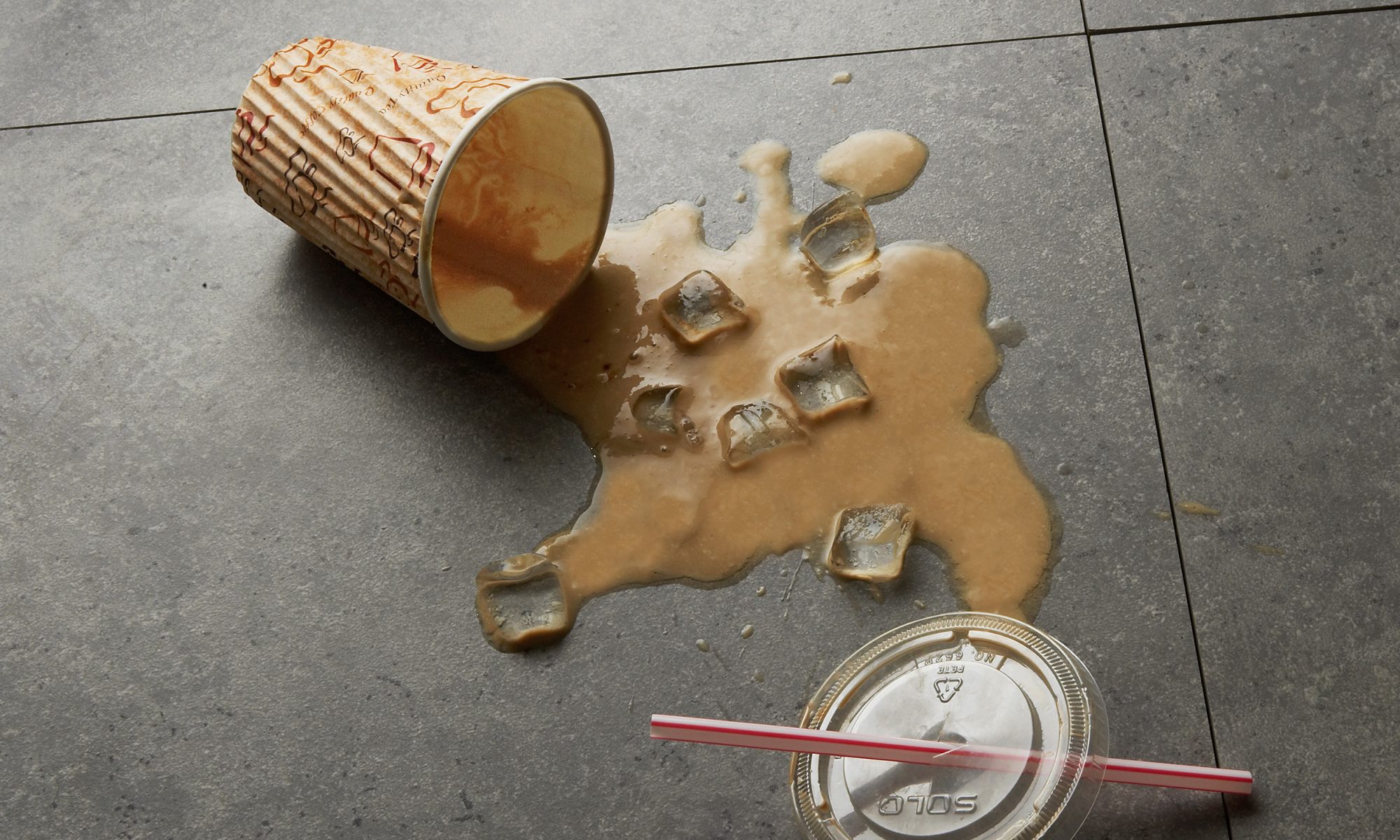 Starbucks Iced Coffee Spill