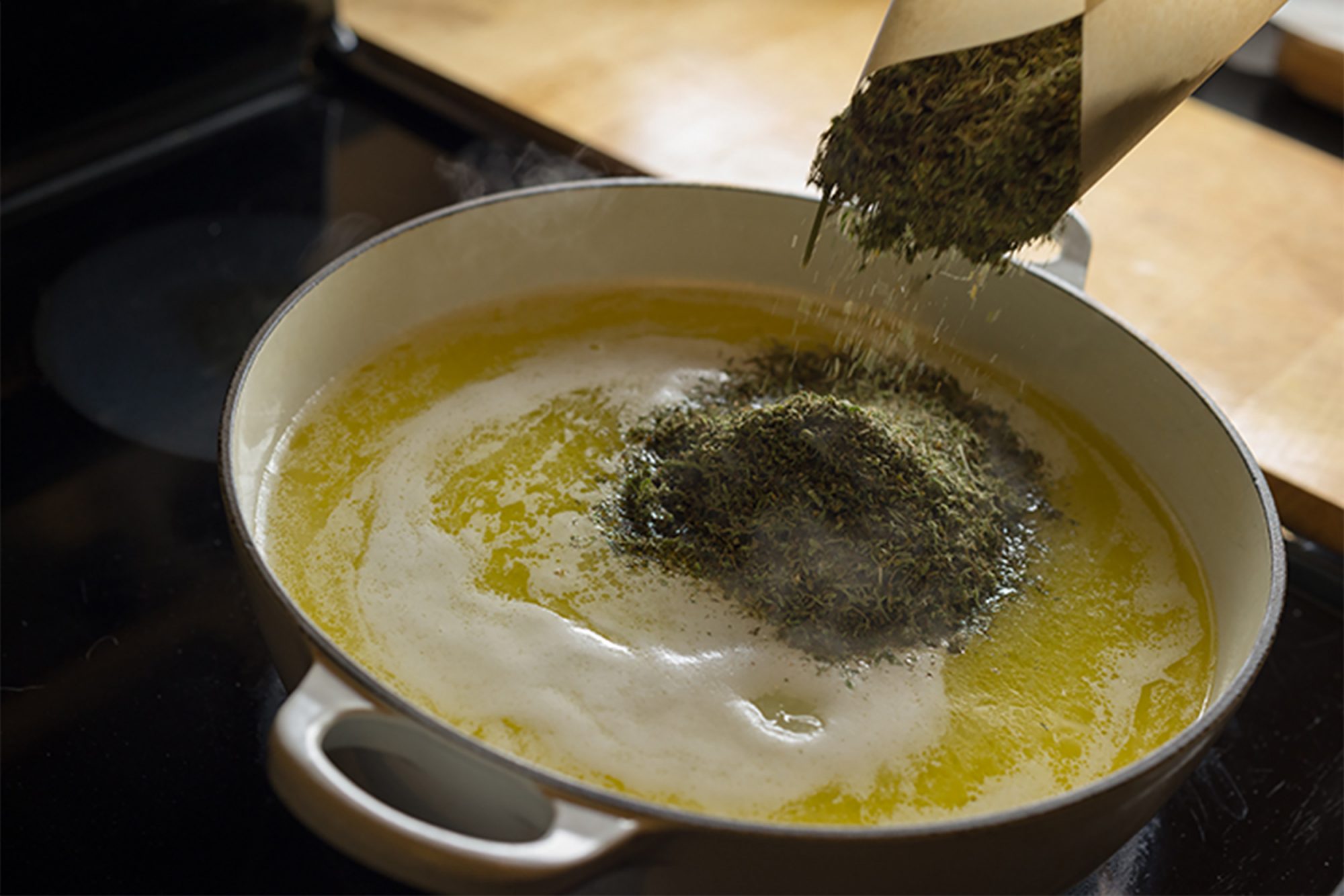 How to cook marijuana butter