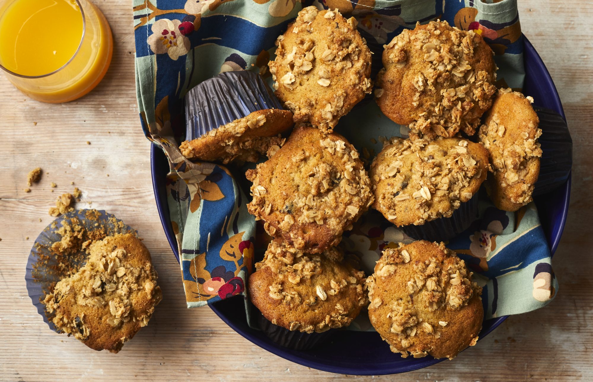 Toasted Oat and Prune Breakfast Muffins Recipe