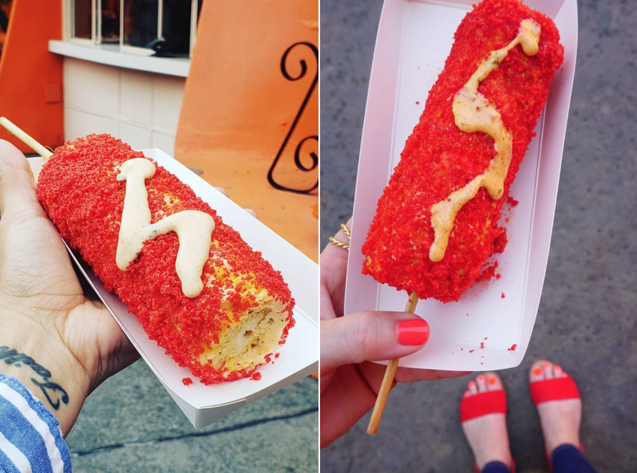 Disney's New Corn on the Cob Is Covered in Flamin' Hot Cheetos Dust |  MyRecipes