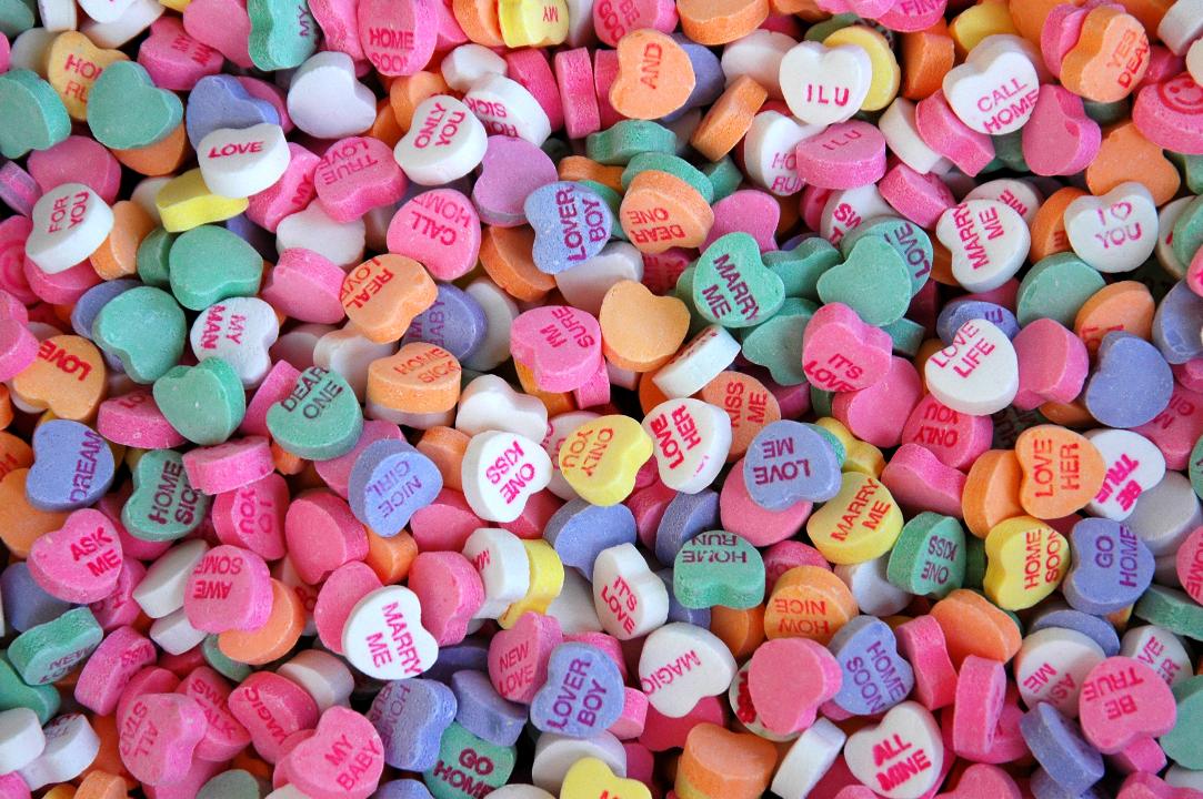 Candy Heart Valentine Tie   CLM 333