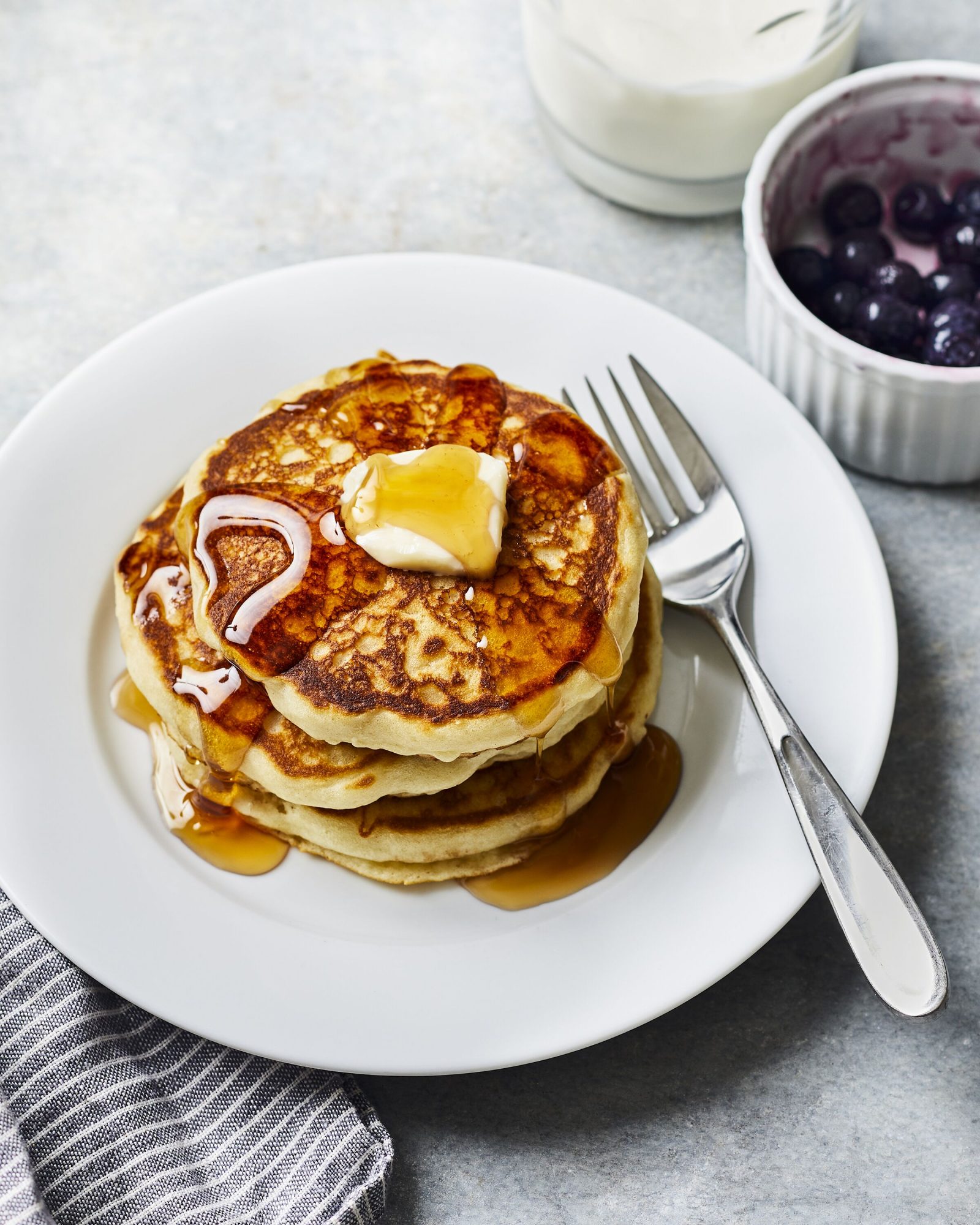Egg-Free Pantry Pancakes Recipe | MyRecipes