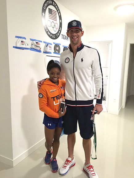 Michael Phelps and Simone Biles' Height Difference | PEOPLE.com