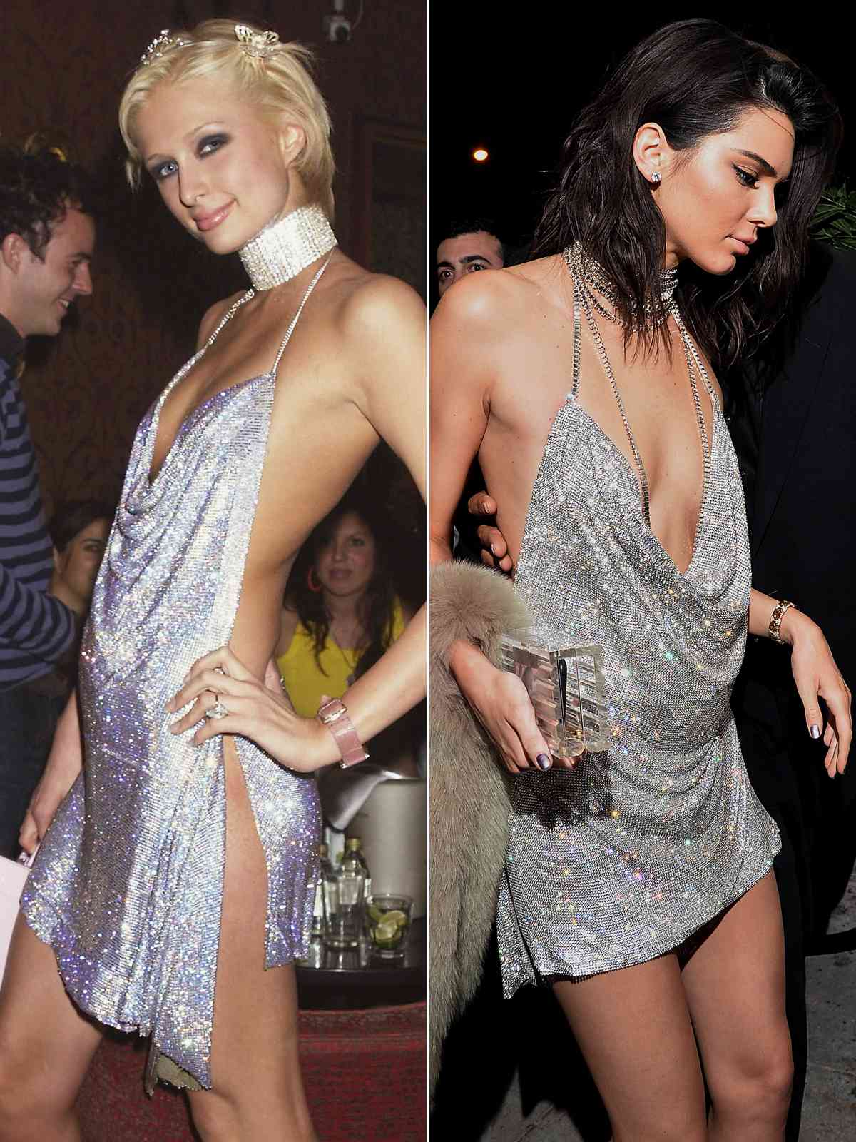 kendall glitter dress