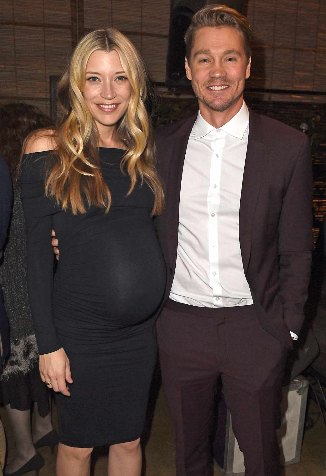 Pregnant Sarah with her husband Chad Murry