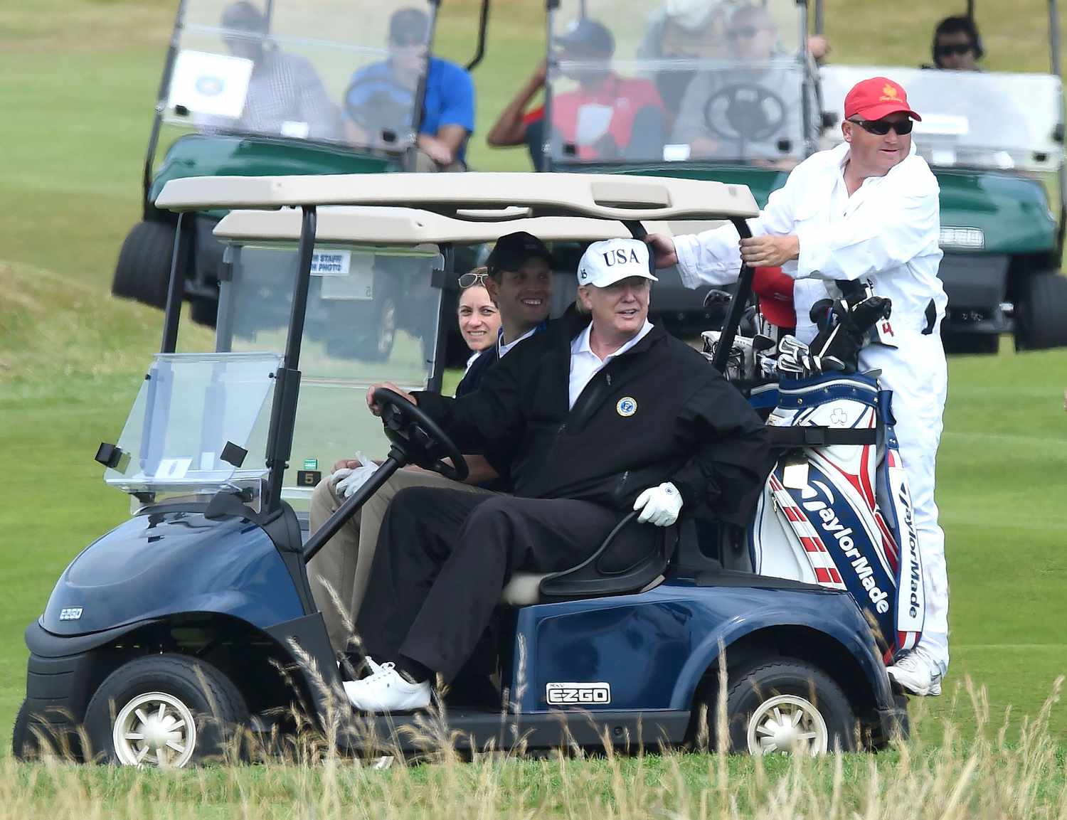 Donald Trump's Golf Cart Rentals Cost Taxpayers $300K: Report | PEOPLE.com