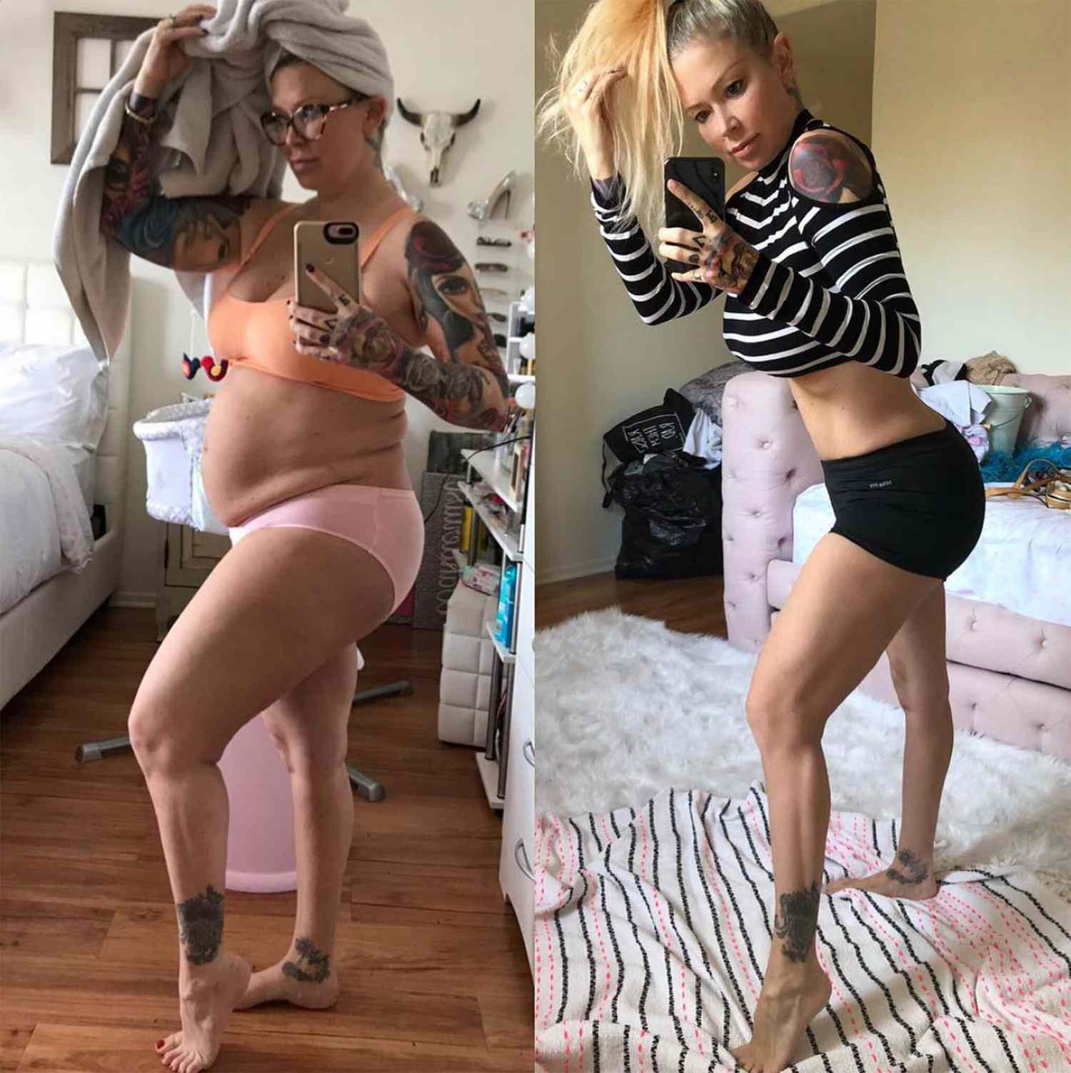 Jenna Jameson Shares Before and After Postpartum Photos | PEOPLE.com