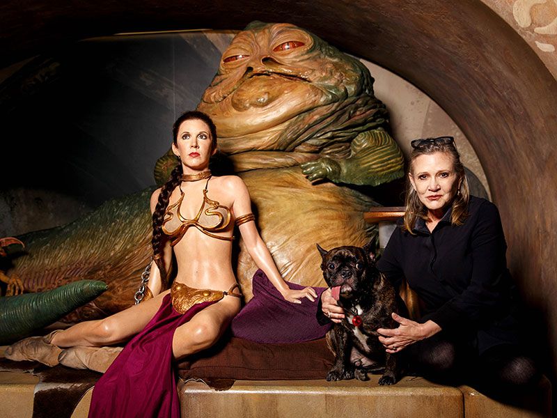 Carrie Fisher Princess Leia Nude