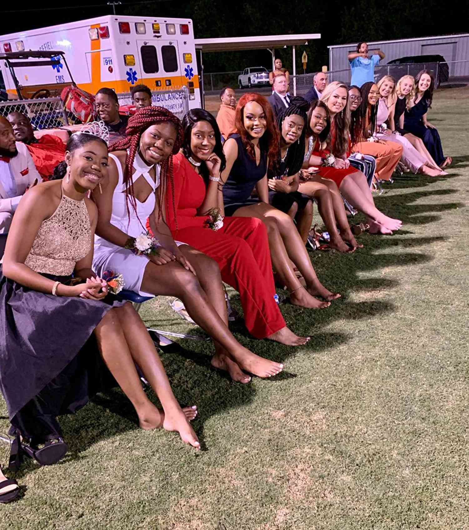 Homecoming Court Barefoot for Candidate ...