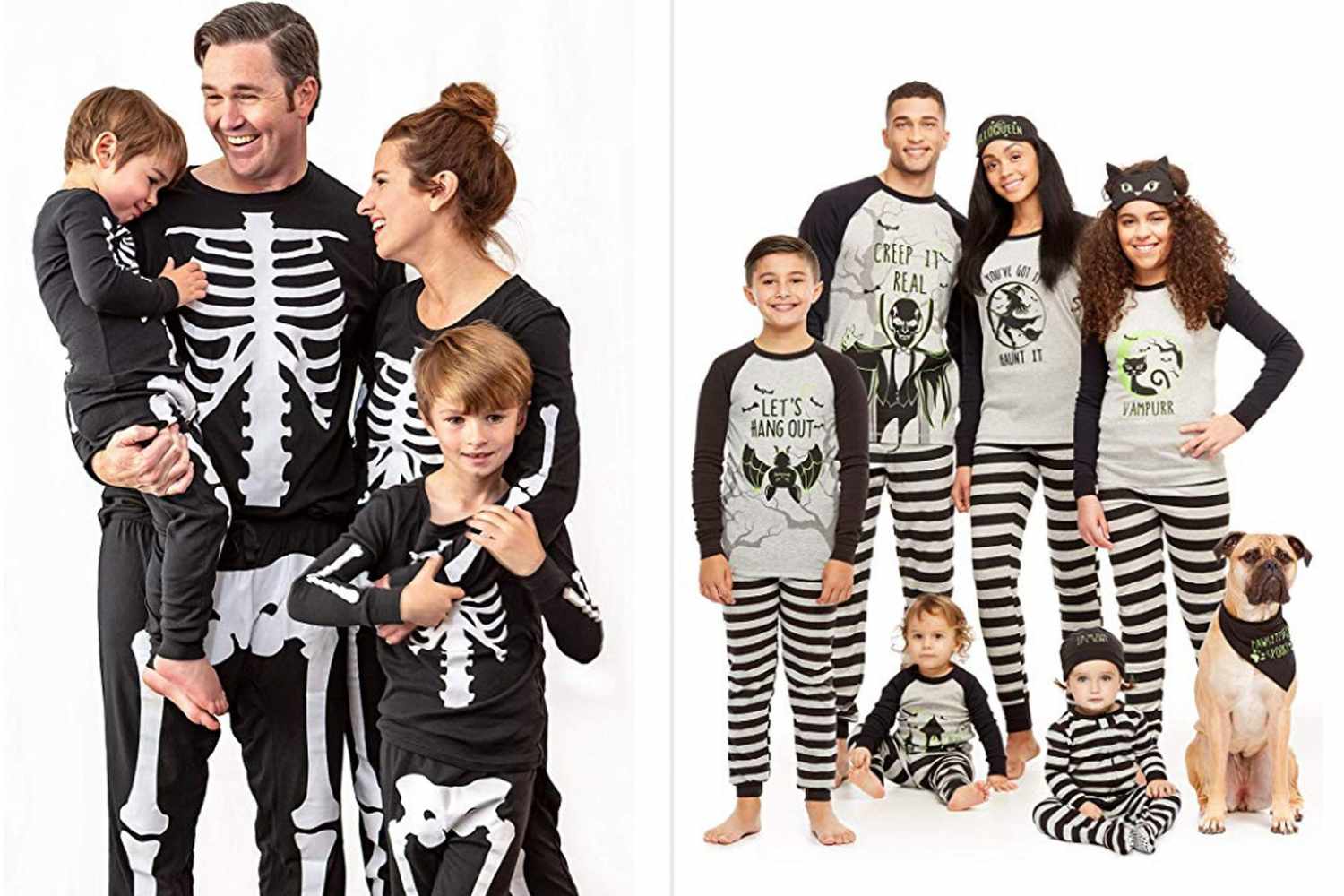 #followme Skeleton Pajamas for Women Men Matching Family Sleepwear Boys & Girls 
