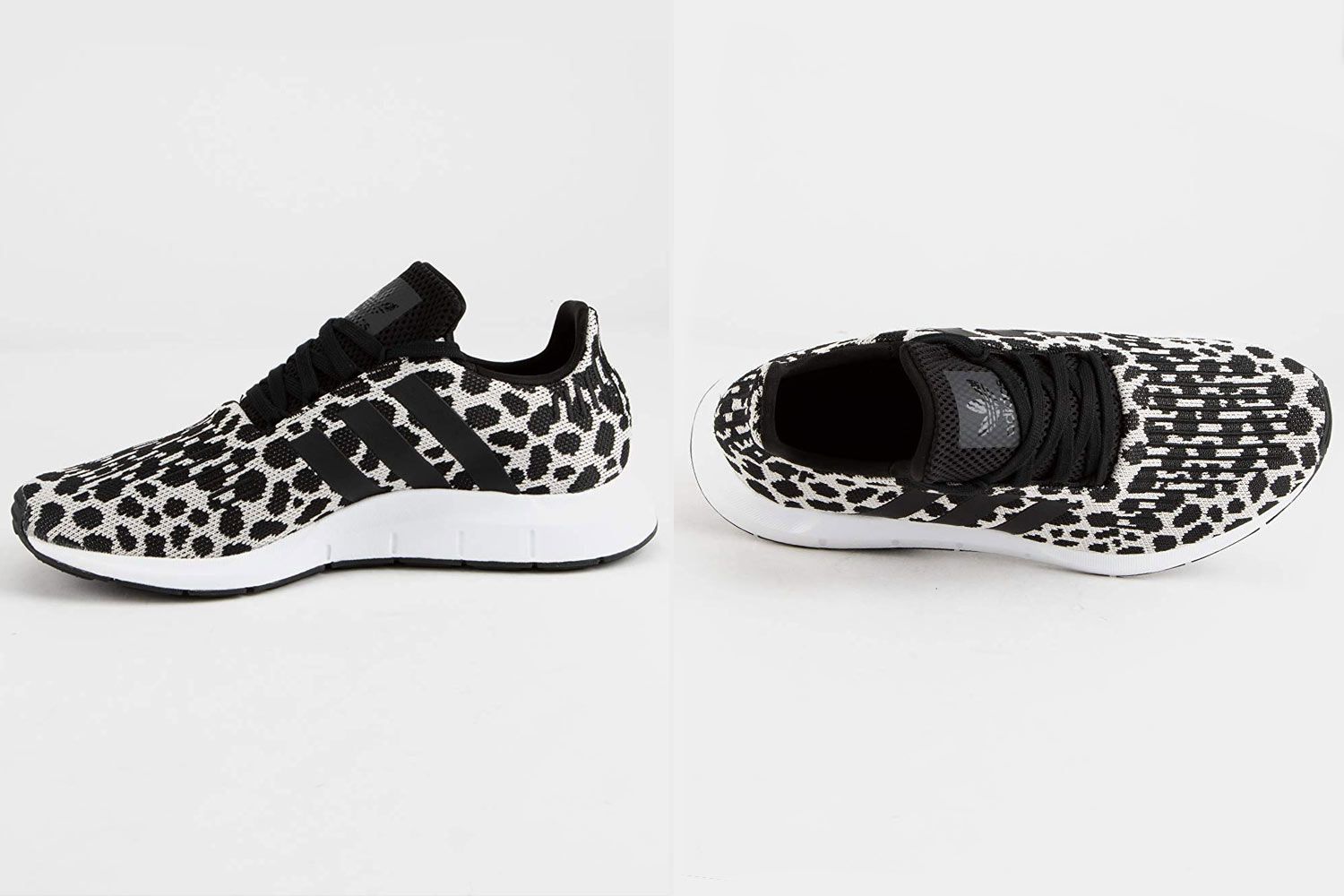 Adidas Swift Run Leopard Print Sneakers 