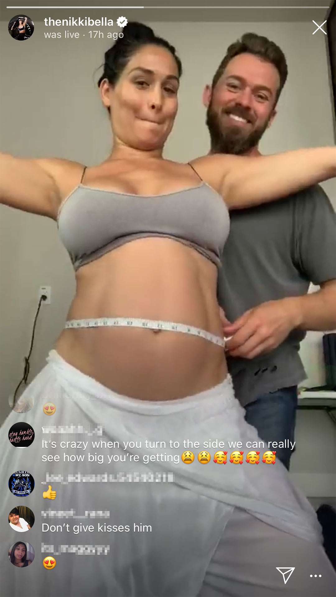 Nikki bella undressed