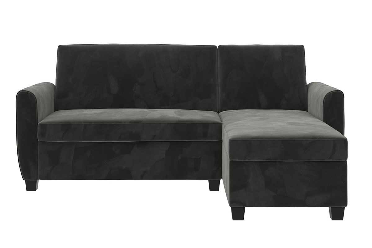 The Dhp Noah Sectional Sofa Bed Is, Twin Bed Frame That Looks Like A Couch