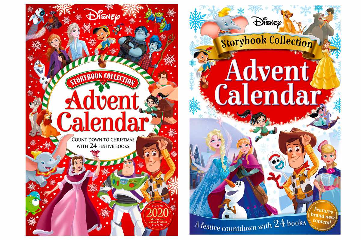 Advent Calendar with 24 Books New from Disney films... 