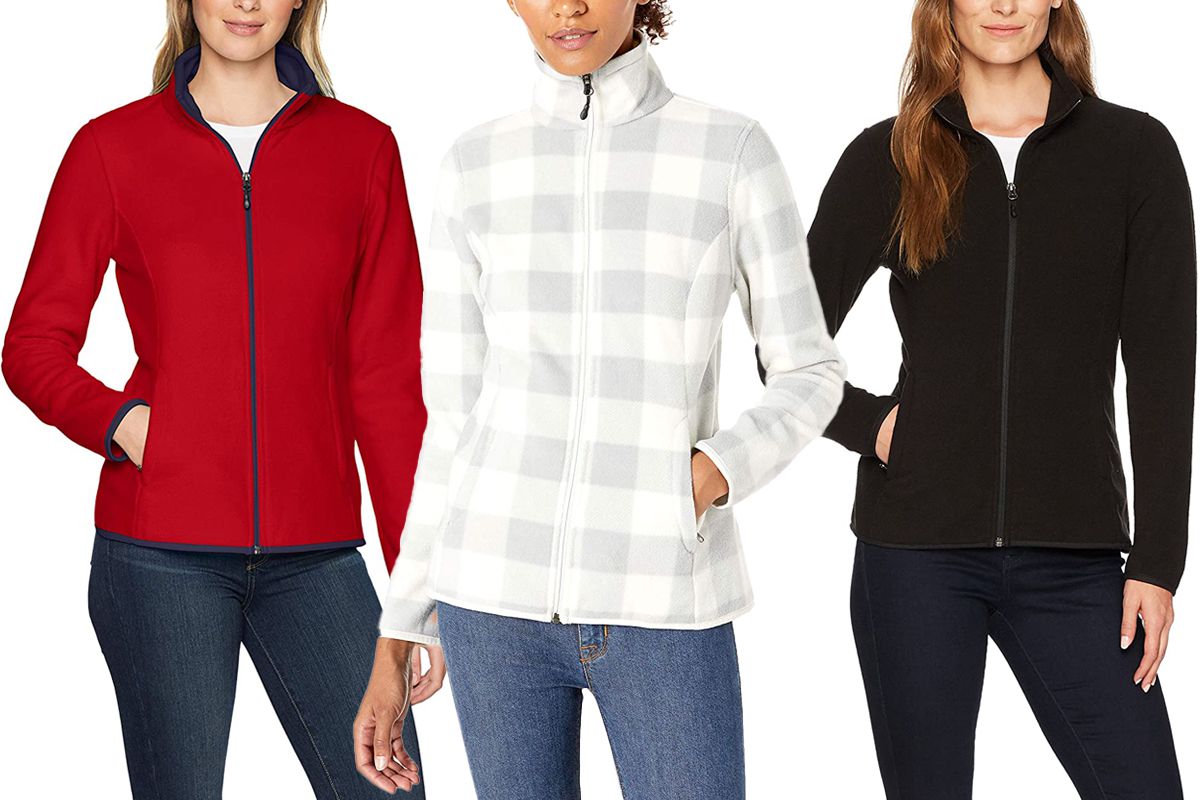 Essentials Girl's Full-Zip Polar Fleece Jacket 
