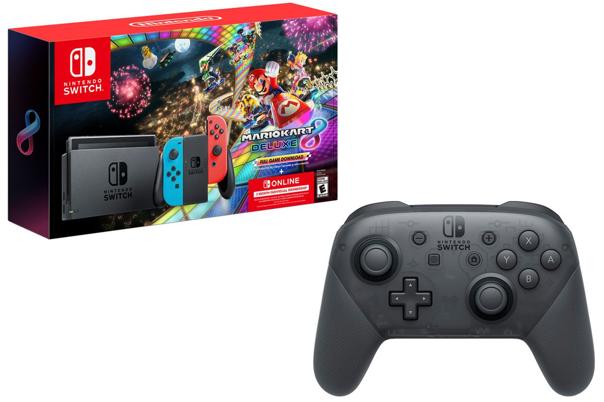 How many controllers do you need for mario kart 8 The Nintendo Switch Black Friday Bundle Is Available At Walmart People Com
