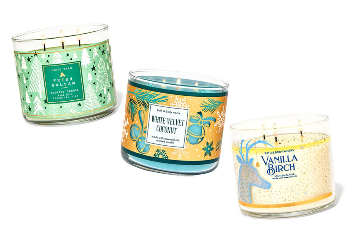 New Bath Body Works 3 Wick Candle *You Choose Scent* 