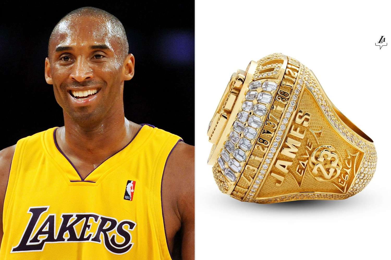 Blossom analyse Plasticity Lakers 2020 Championship Rings Pay Tribute to Kobe Bryant | PEOPLE.com