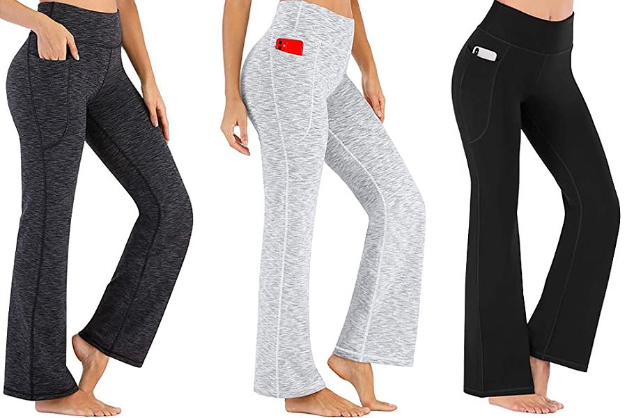 Buy > bootcut yoga pants short > in stock