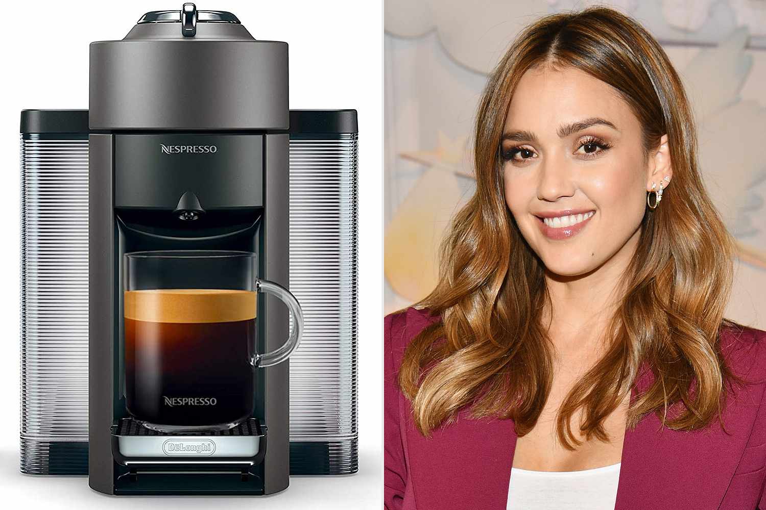 getrouwd Sui handboeien Jessica Alba's Nespresso Machine Is Available on Amazon | PEOPLE.com