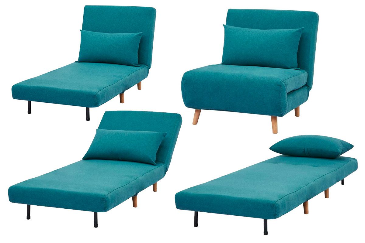 Gia Sleeper Sofa, Chair That Turns Into A Twin Size Bed