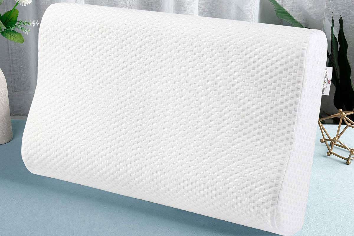 Orthopedic Contour Cervical Pil Power of Nature Memory Foam Pillow for Sleeping