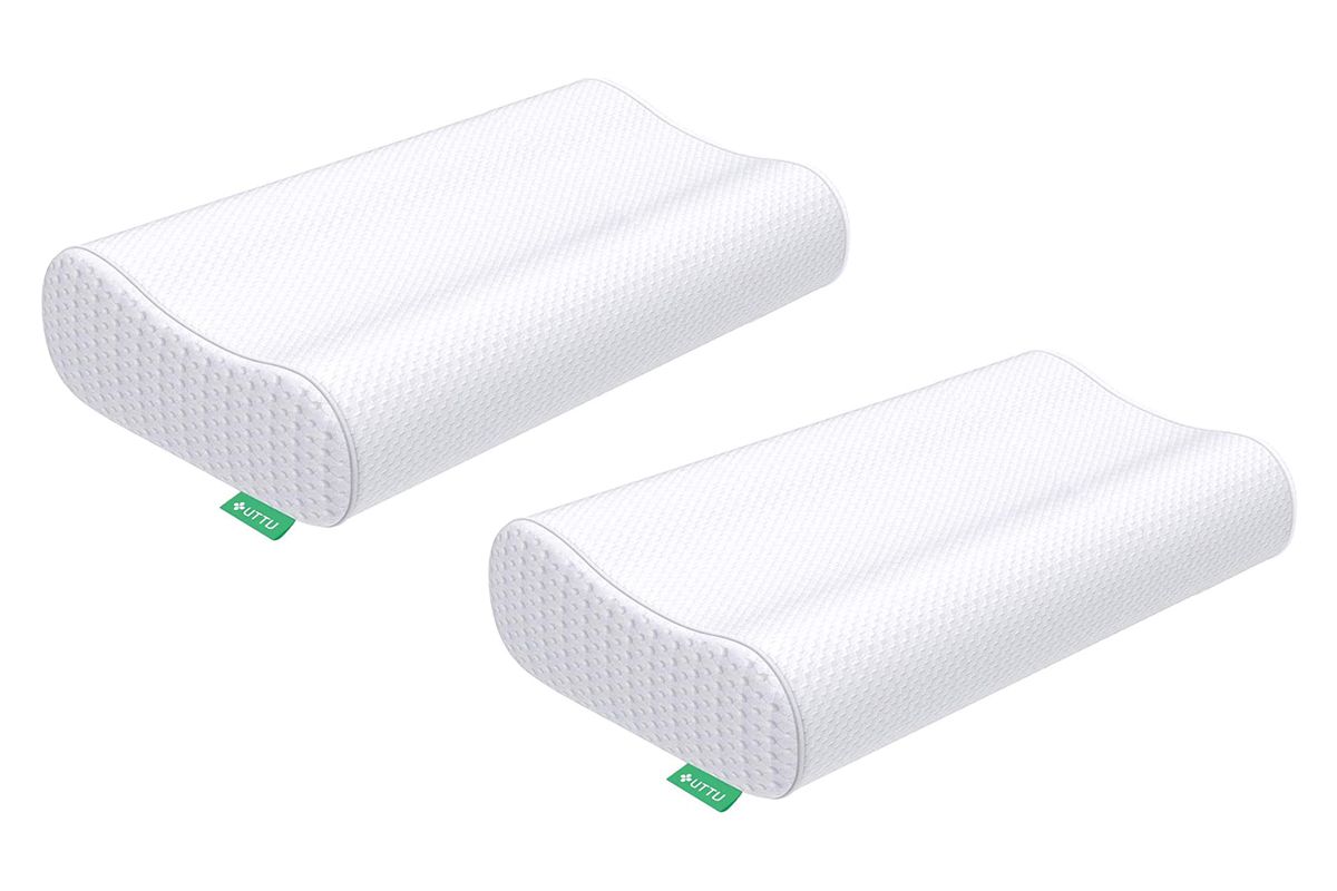 White for sale online UTTU Adjustable Memory Foam Pillow 
