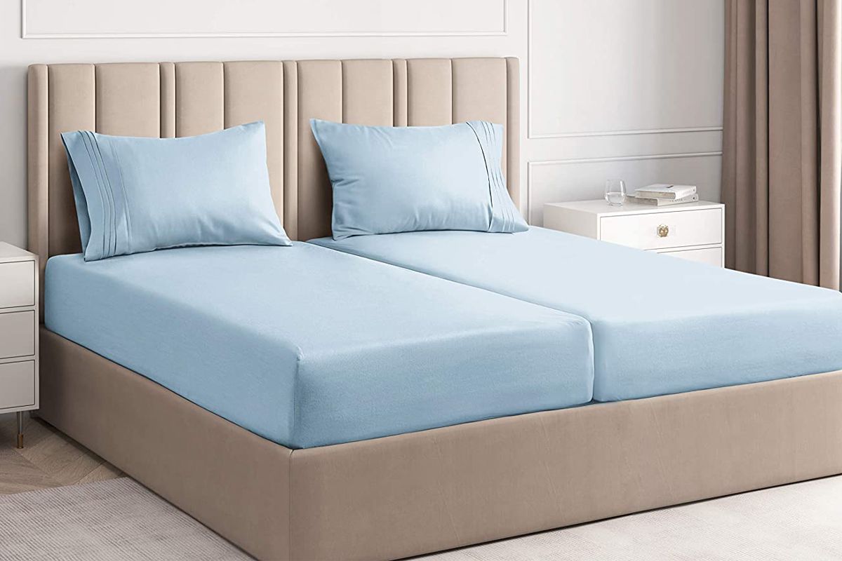 The Cgk Unlimited Bed Sheet Set Is Up, Split King Flannel Sheets Sets For Adjustable Beds