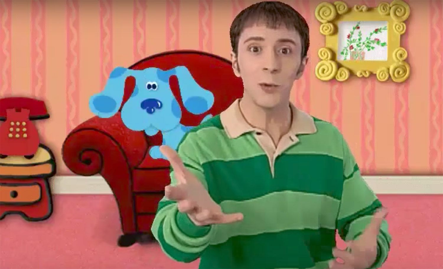 Blues Clues’ Steve sends the internet sobbing with a tender message to friends