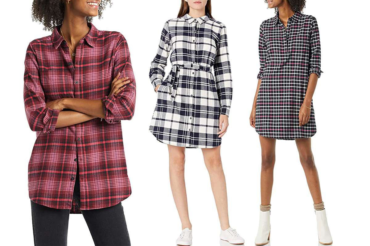 Fall Flannel Shirts and Dresses to Shop ...