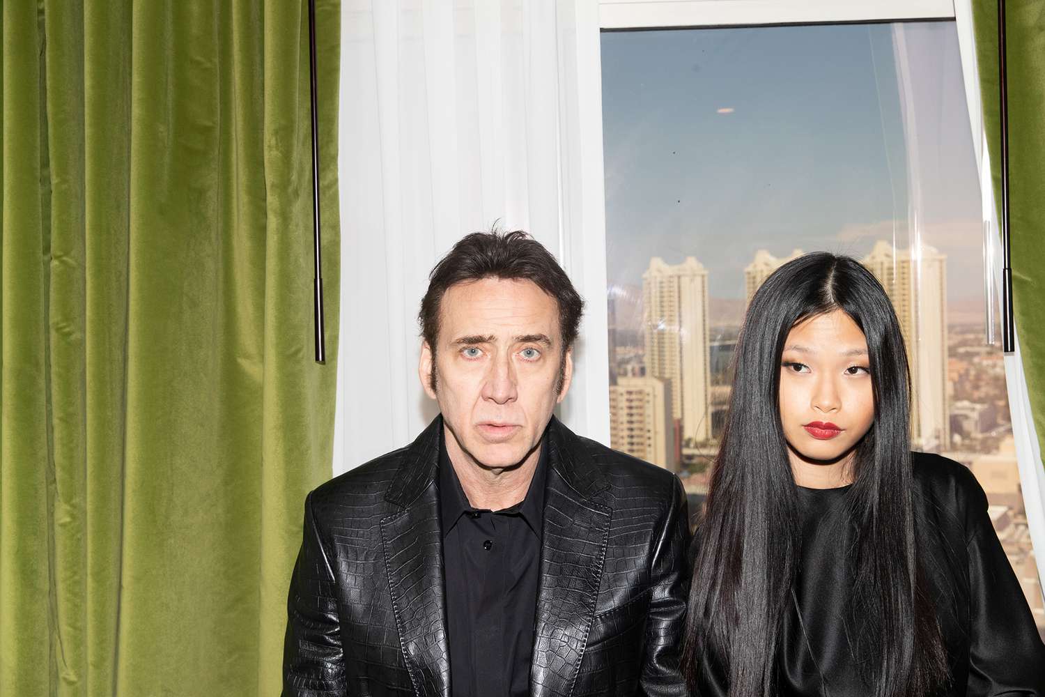 Nicolas Cage and Wife Riko Shibata Pose for Their First-Ever Cover |  PEOPLE.com