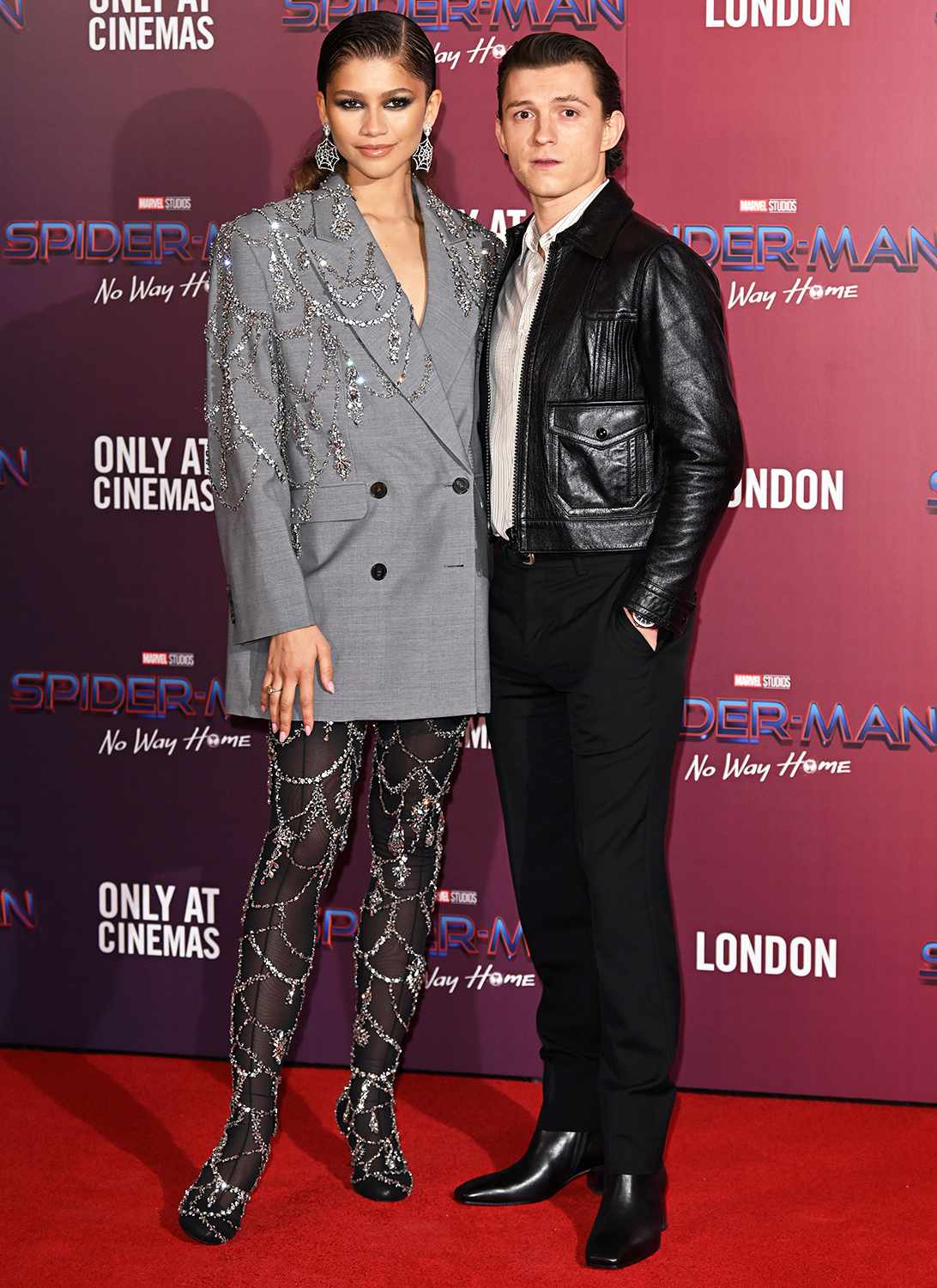 Tom Holland and Zendaya Pose at London Photocall for Spider-Man | PEOPLE.com