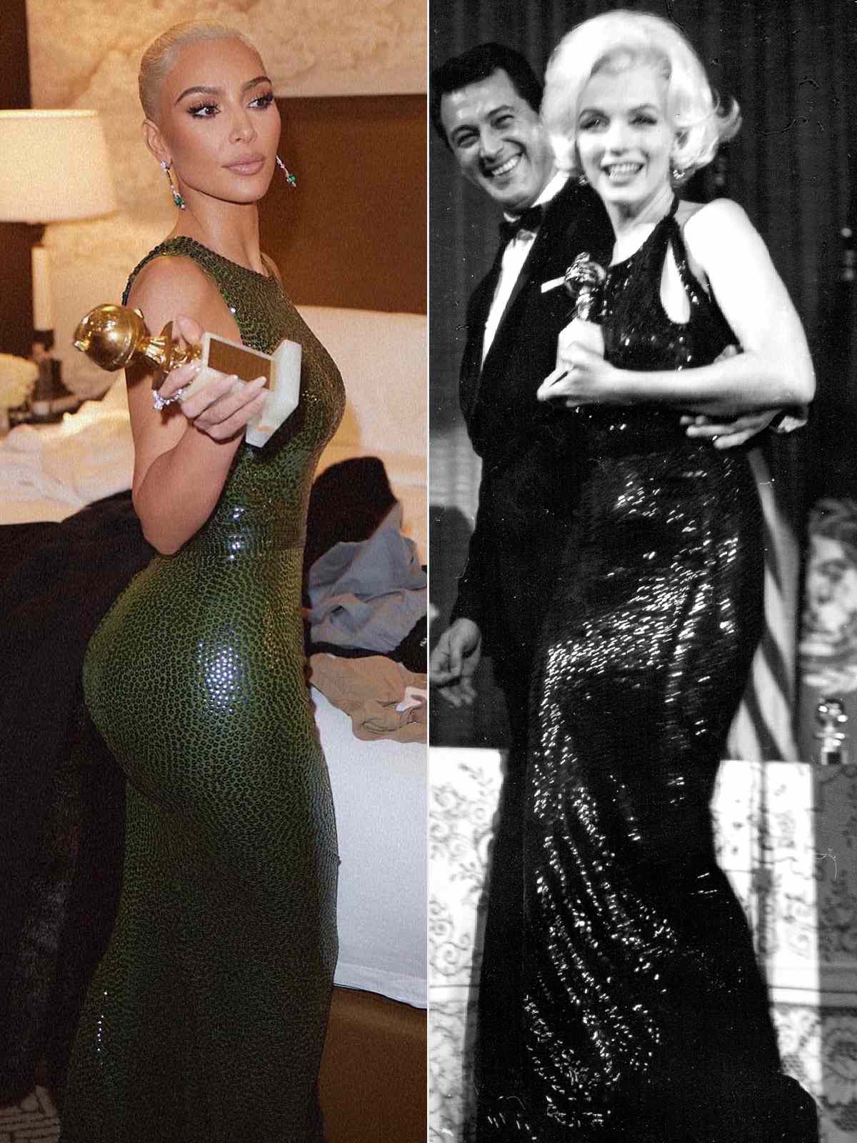 Kim Kardashian Changes into 2nd Marilyn Monroe Gown After the Met Gala | PEOPLE.com