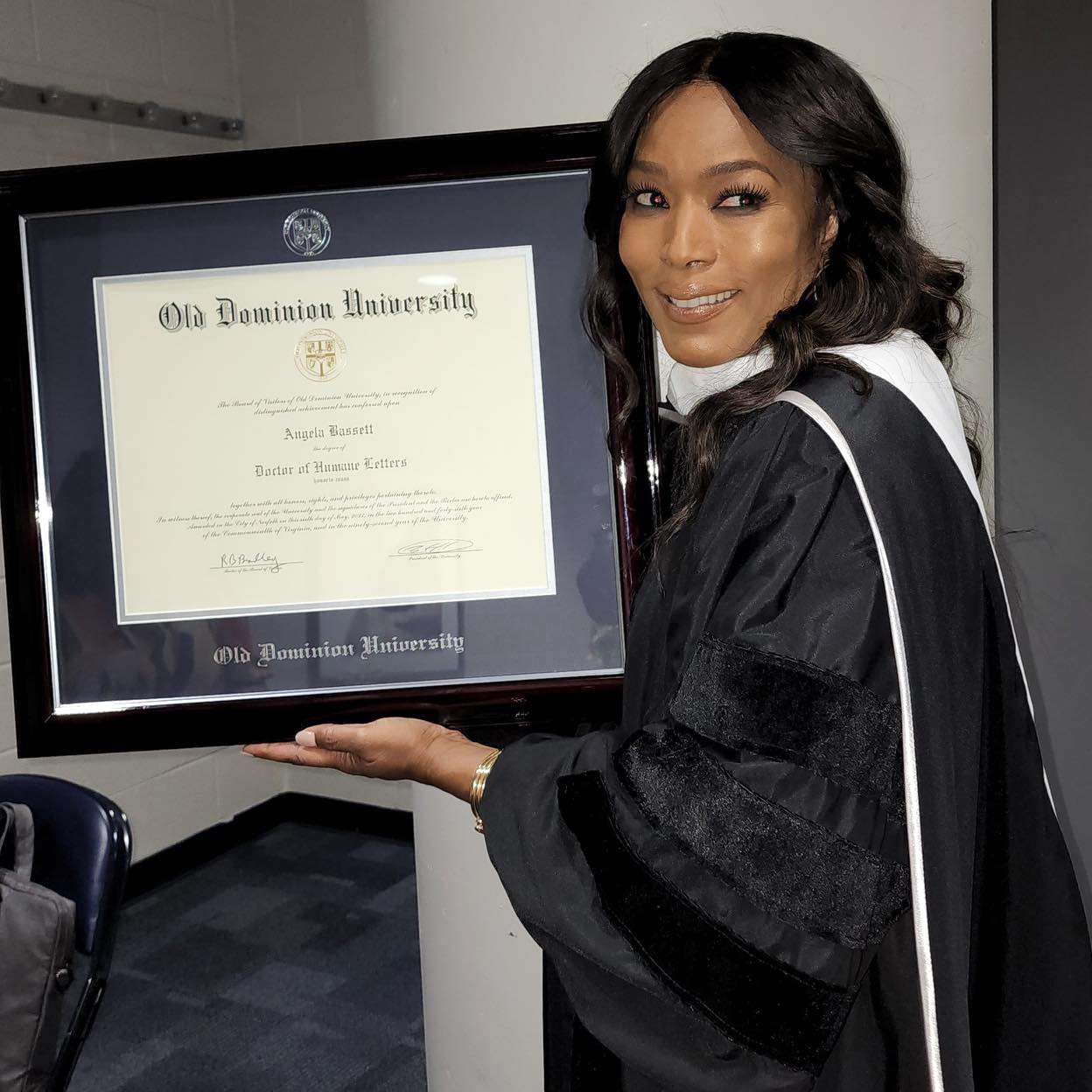 Angela Bassett Receives Honorary Doctorate from Old Dominion University