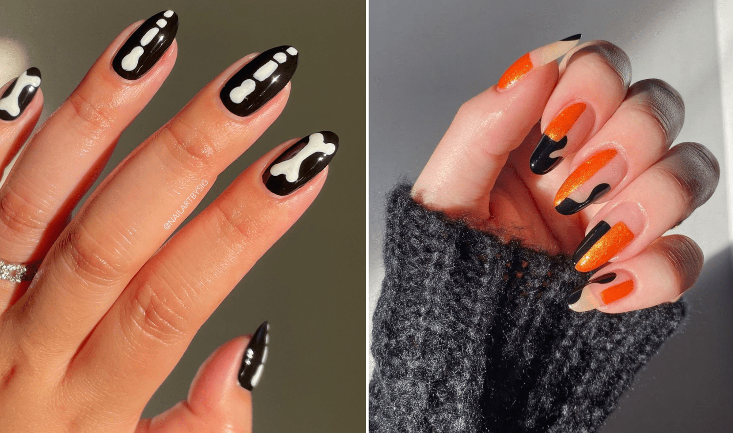 Fotos Uñas para Halloween 10 manicuras cortas y elegantes para la noche  más terrorífica del año  Mujer Hoy