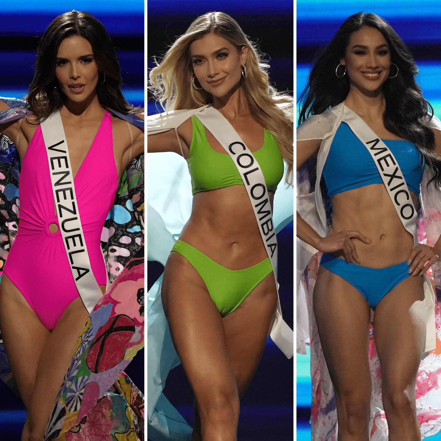 multa Gaviota musicas Las latinas en el desfile de trajes de baño de Miss Universo 2023 | People  en Español