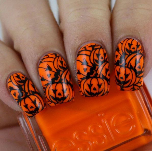 12 Halloween Nail Art Ideas That Are Way Better Than Any Costume Real Simple