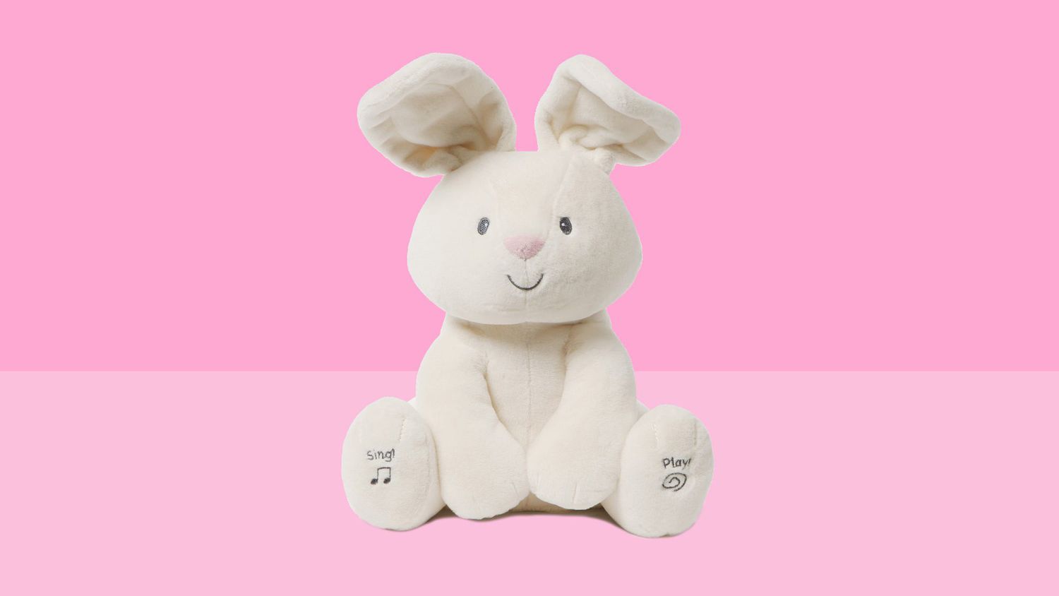 musical stuffed bunny