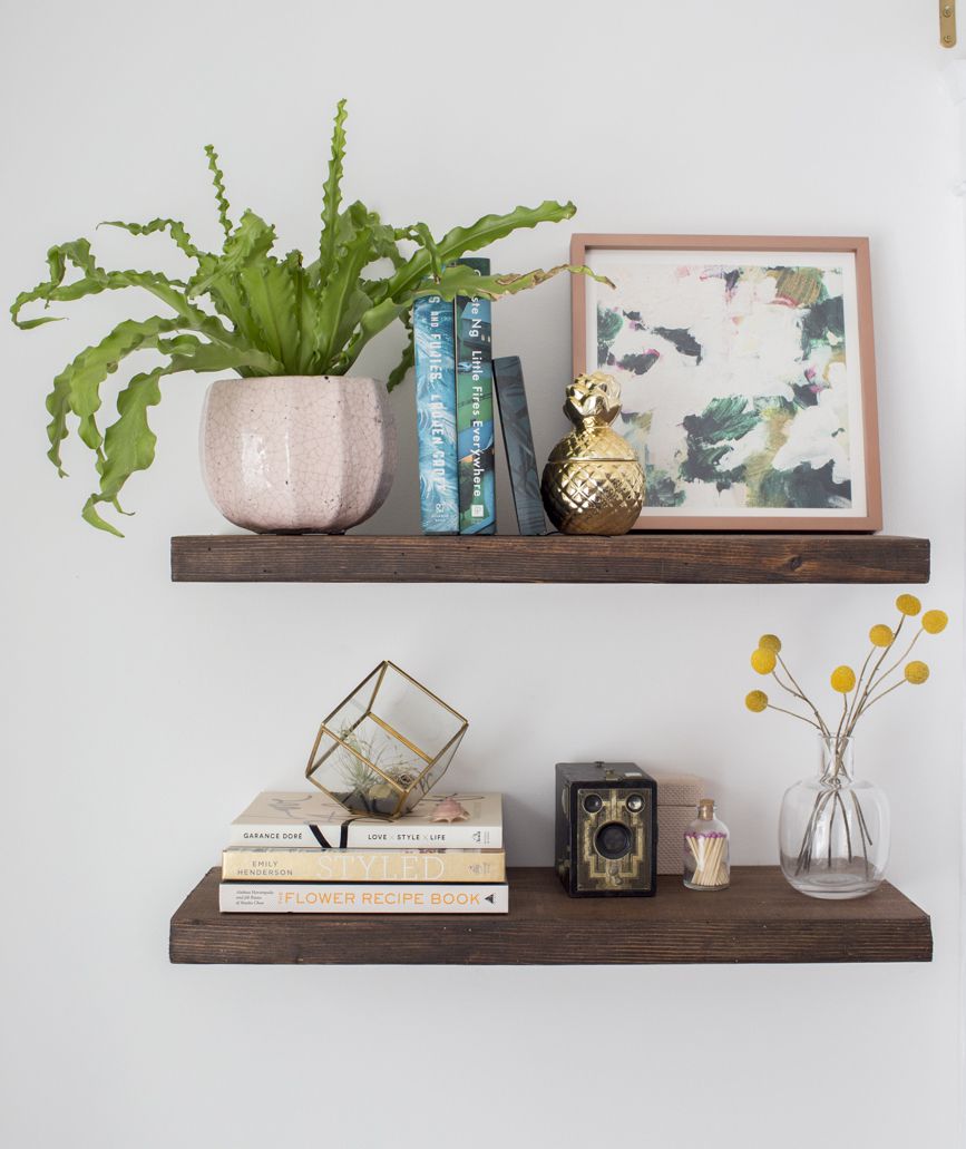 Everything You Need To Know Build Your Own Floating Shelves Real Simple