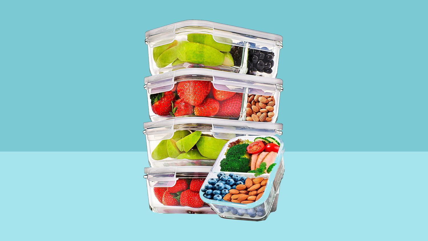TUPPERWARE SET 14PC WITH STACKABLE LIDS KITCHEN CONTAINERS ORGANISERS LUNCH BOX 