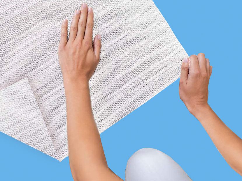 This Anti Slip Mat Keeps Mattresses And, How To Stop Slipping On Leather Sofa