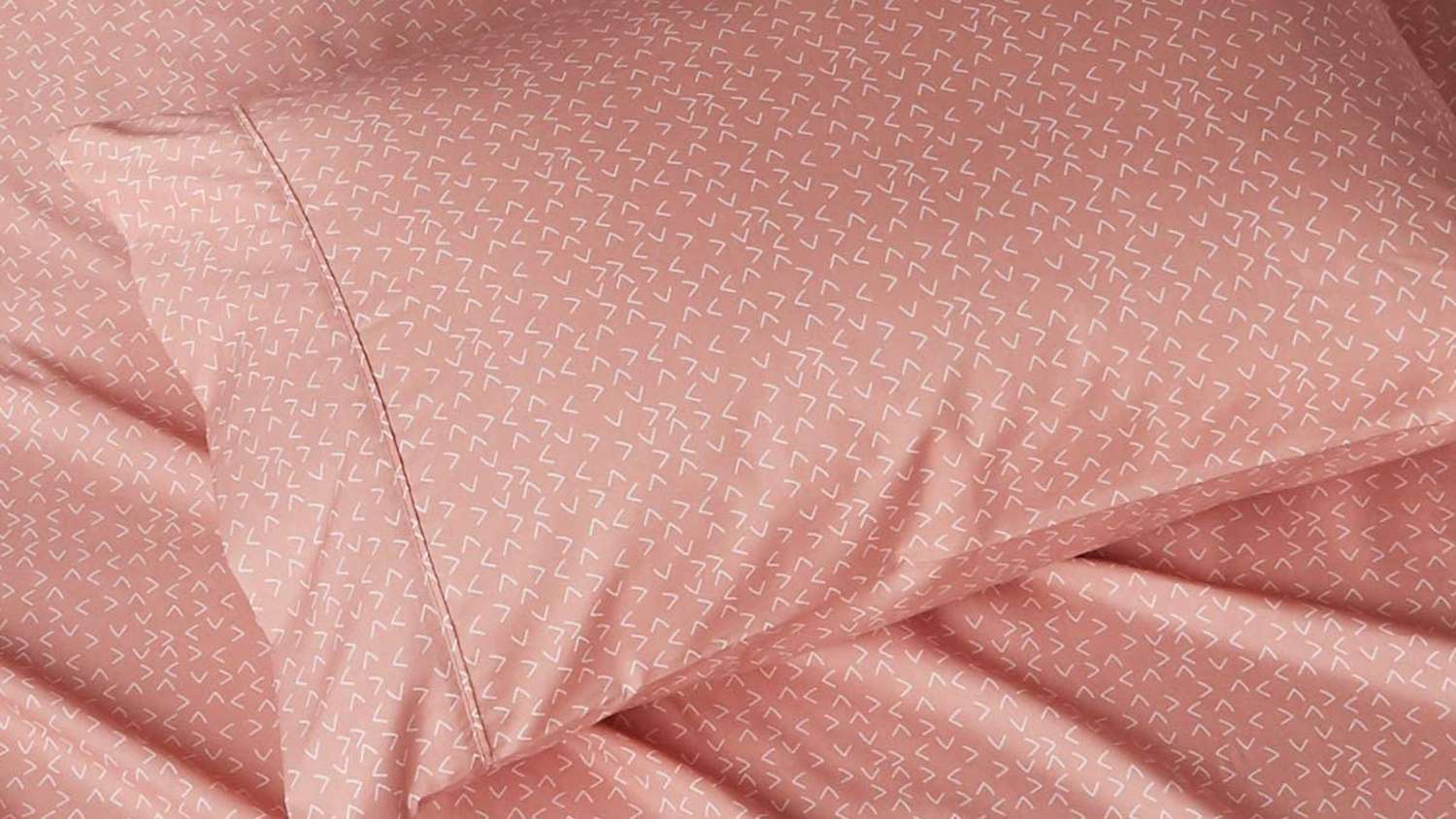 Queen Easy-Wash Microfiber Blush Pink Soft Basics Embroidered Hotel Stitch Sheet Set Premium