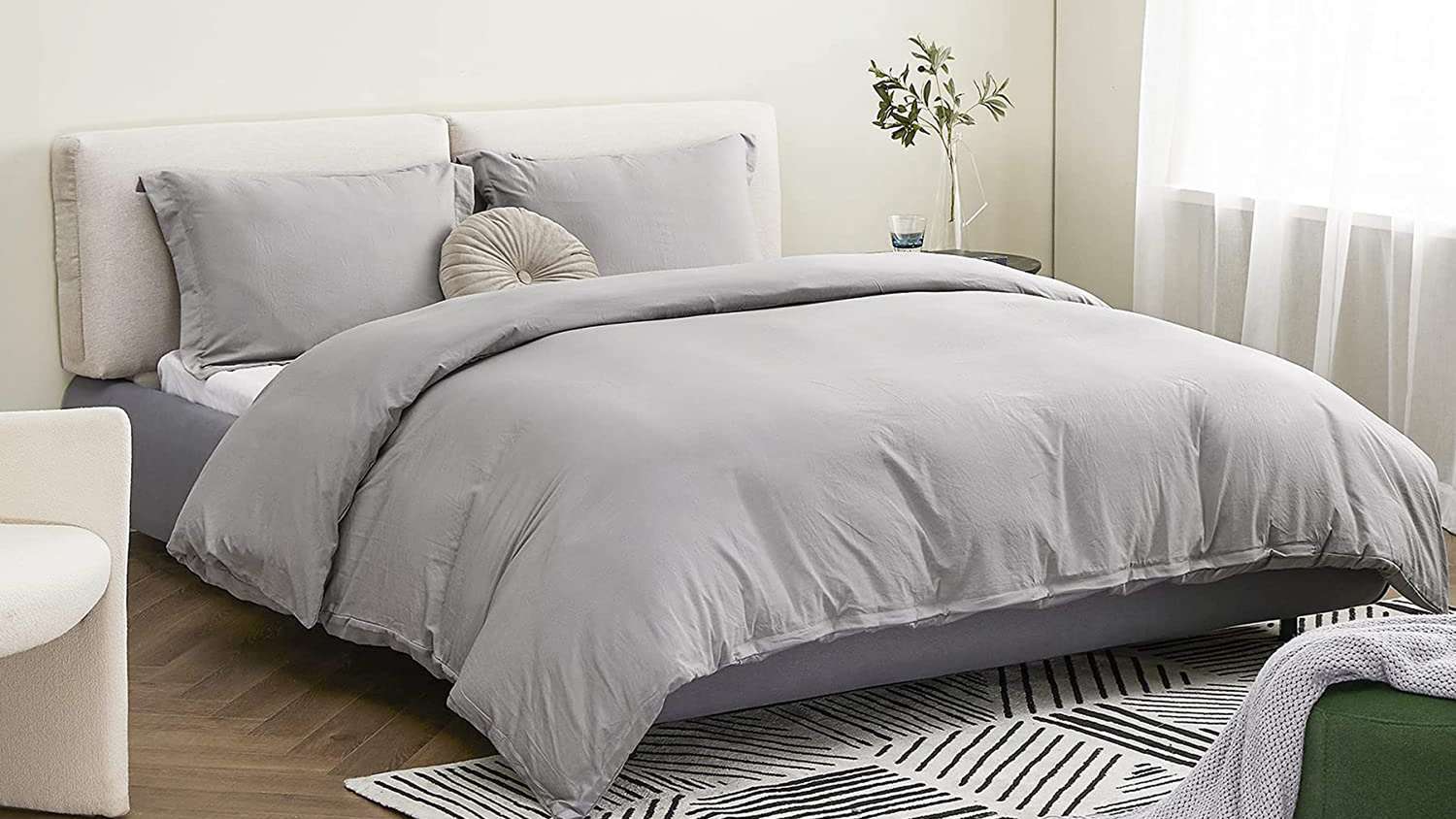 Memory 100% Cotton Duvet Cover Bedding Set Bed Linen in Box