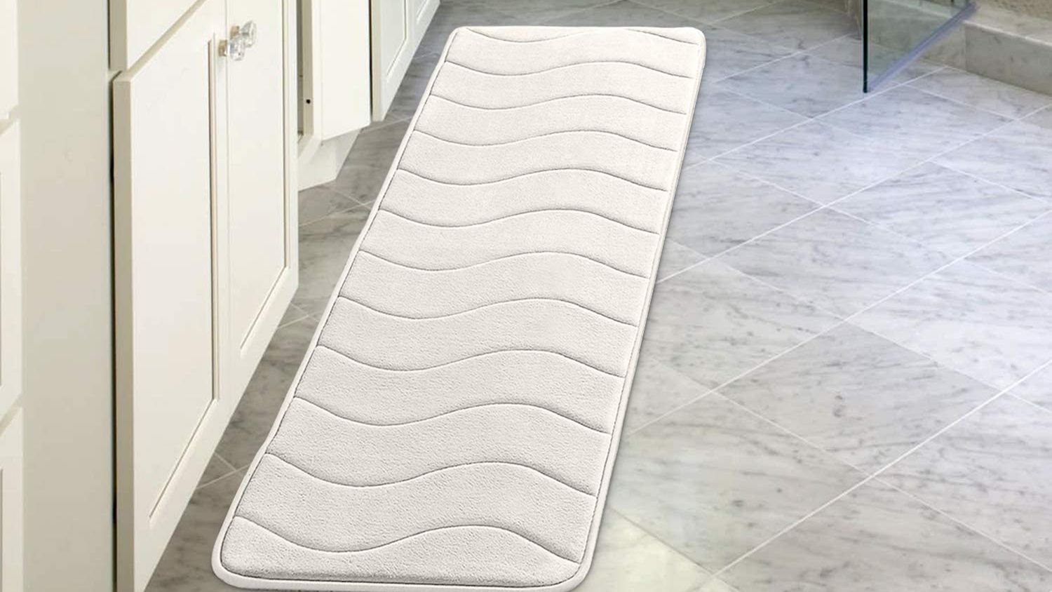 This Memory Foam Bath Mat Is Washable, How To Make Bathroom Rugs Non Slip