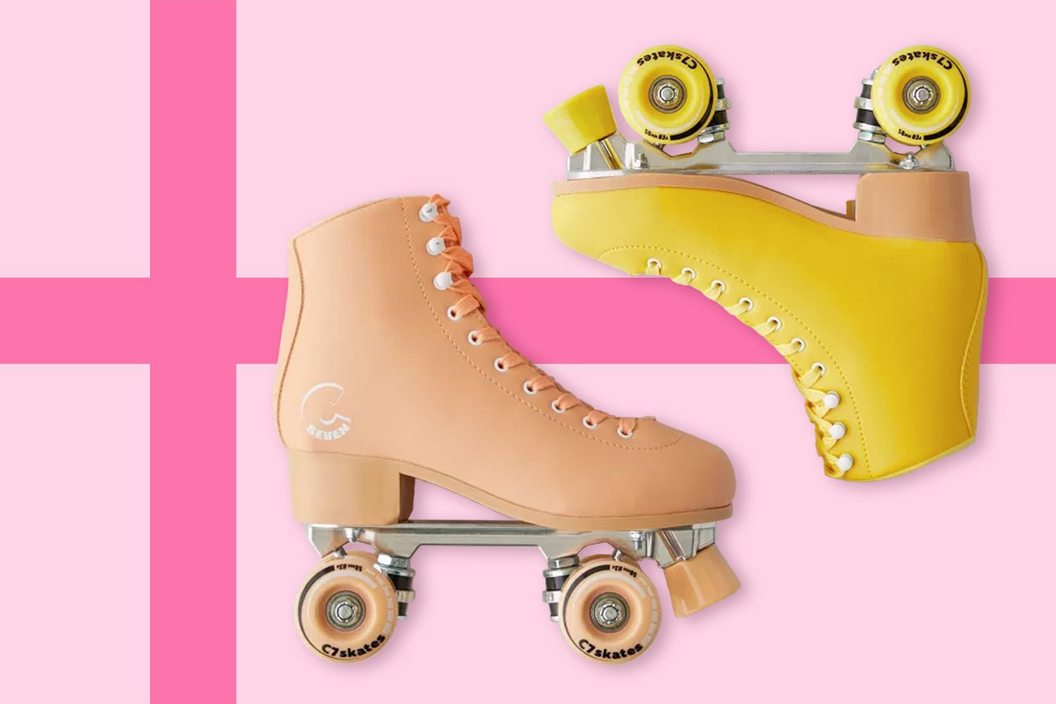 USED Skate Gear Sparkly Glitter Roller Skates for Girls Christmas Gifts 